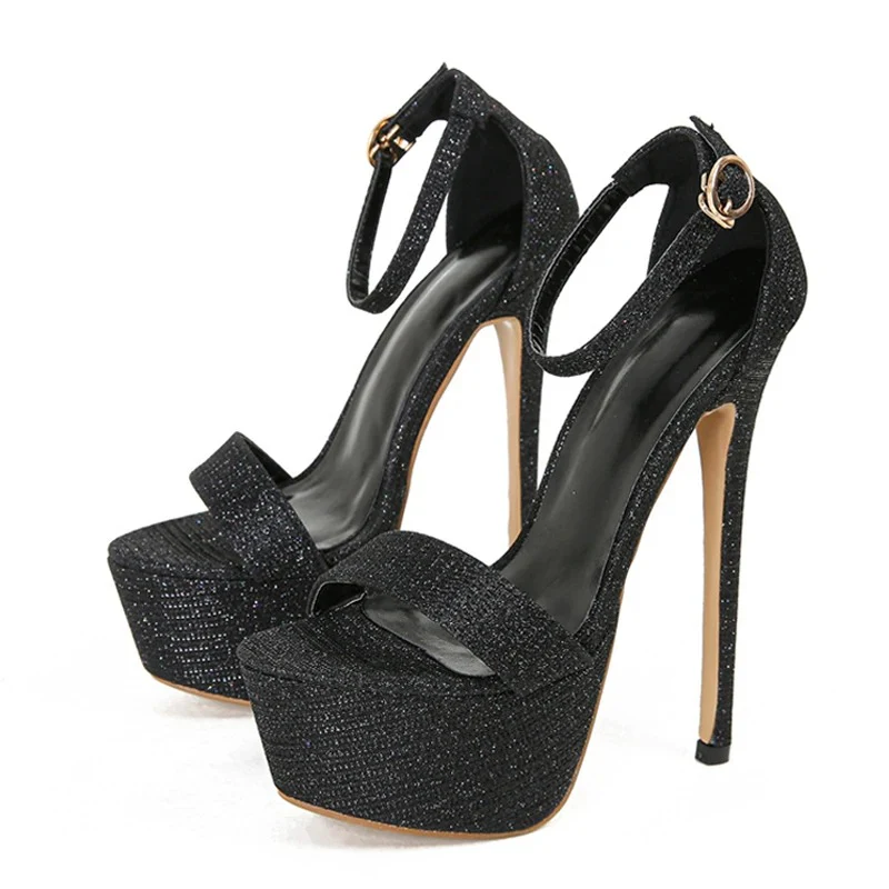 Black Frozen Heels - Image 5