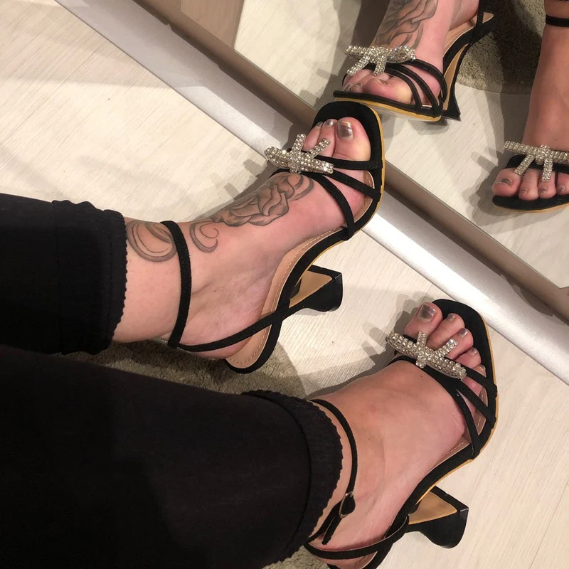 Bow Crystal Heels - Image 2