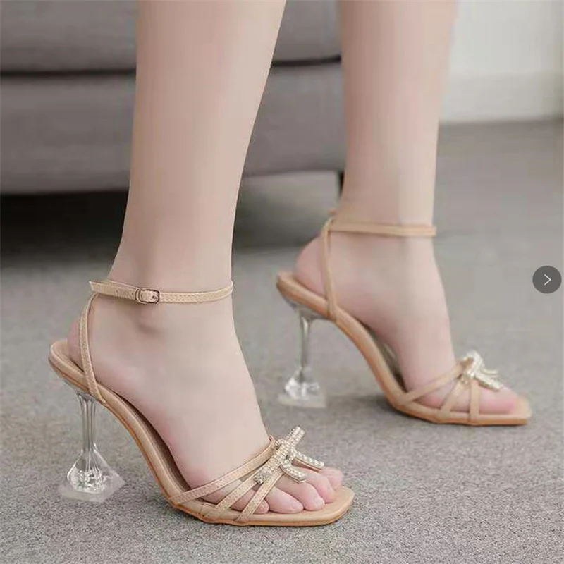 Bow Crystal Heels - Image 5