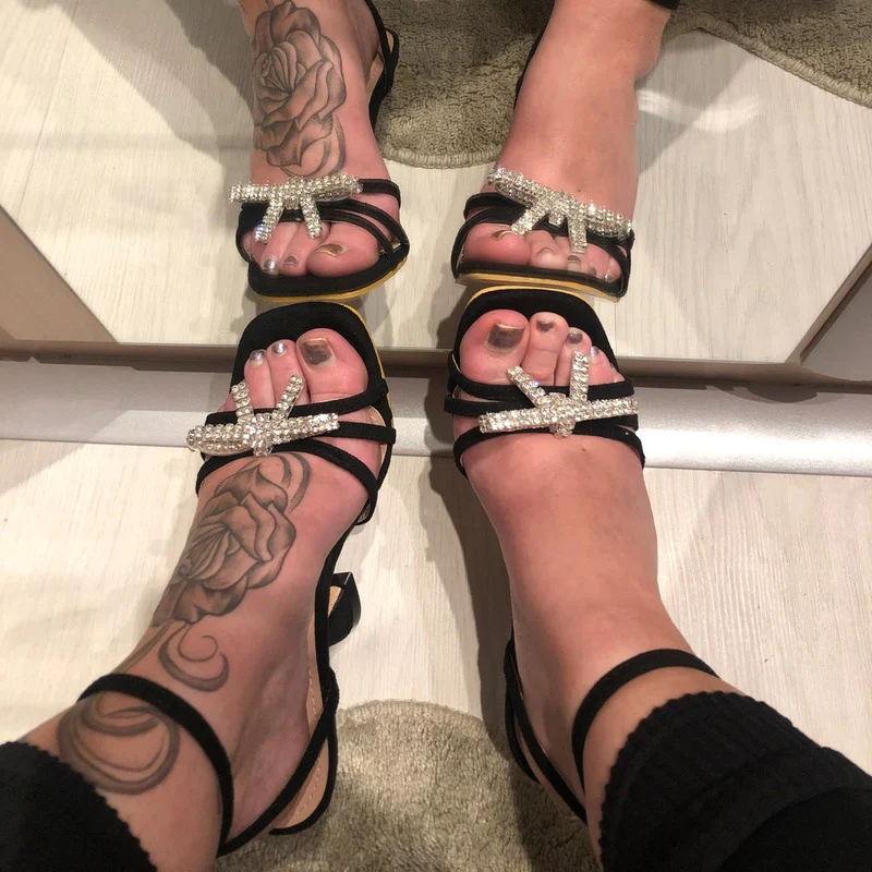 Bow Crystal Heels - Image 6