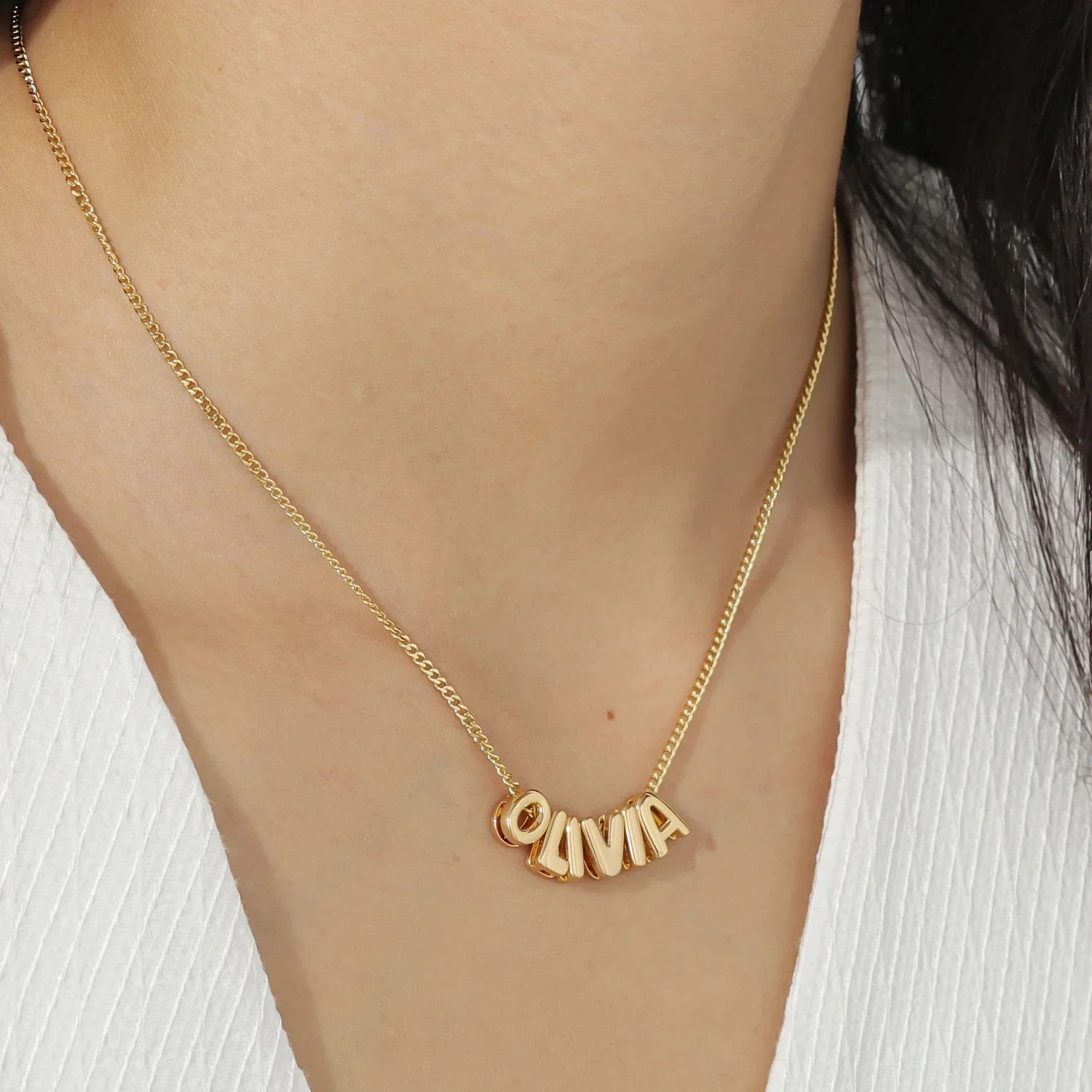 Personalized Bubble Necklace - Image 2