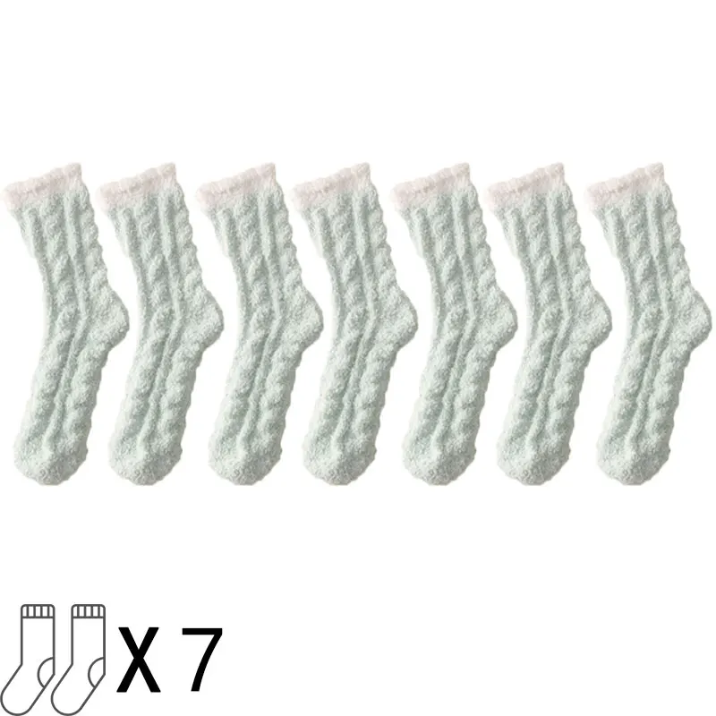 Fluffy Socks - 7 pairs - Image 11