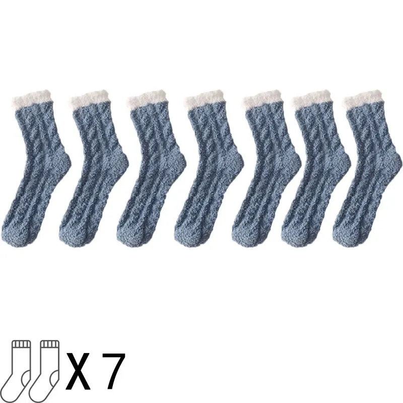 Fluffy Socks - 7 pairs - Image 12