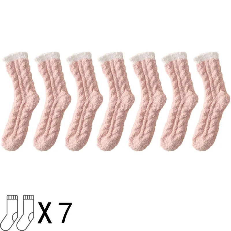 Fluffy Socks - 7 pairs - Image 9
