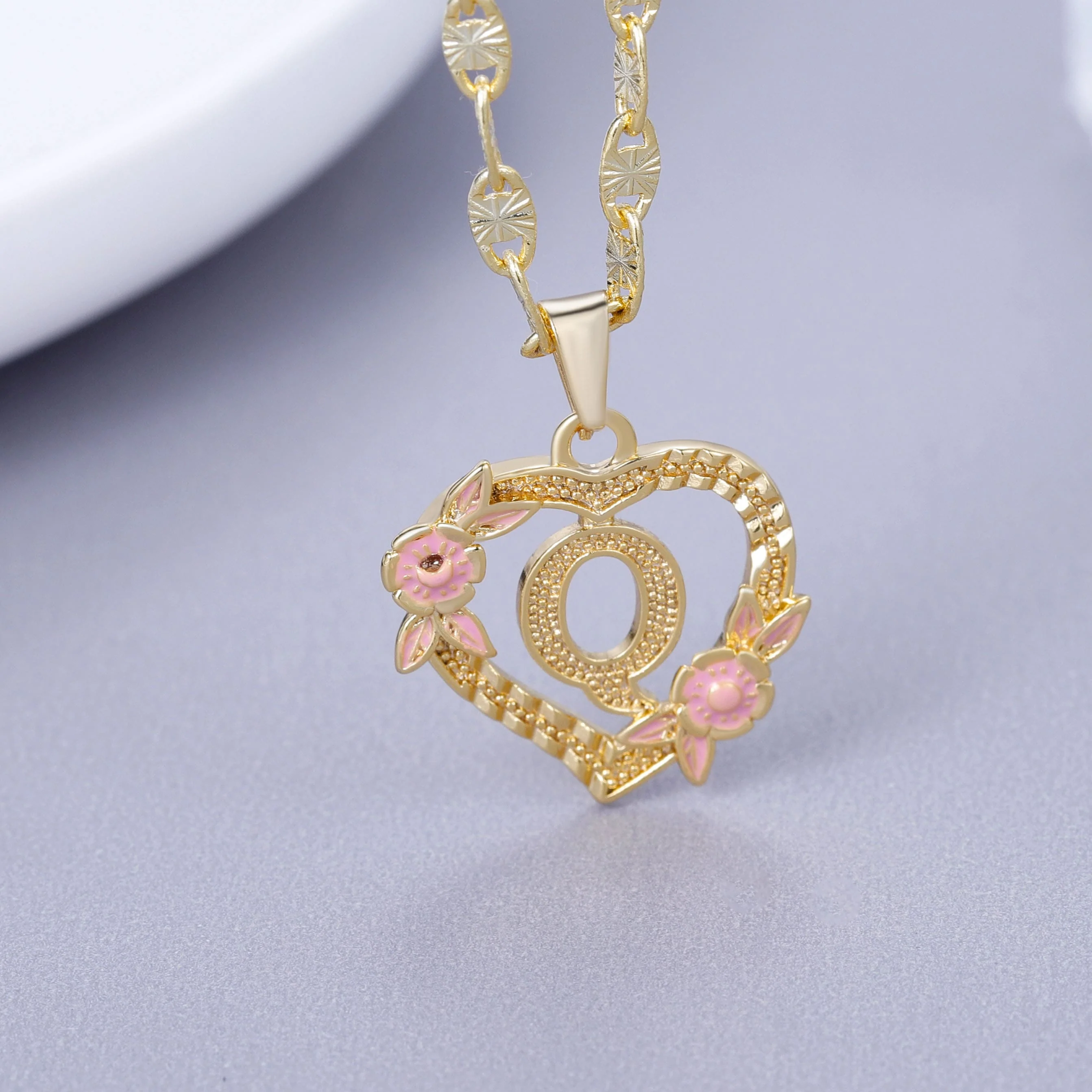 Initial & Flower Necklace - Image 16