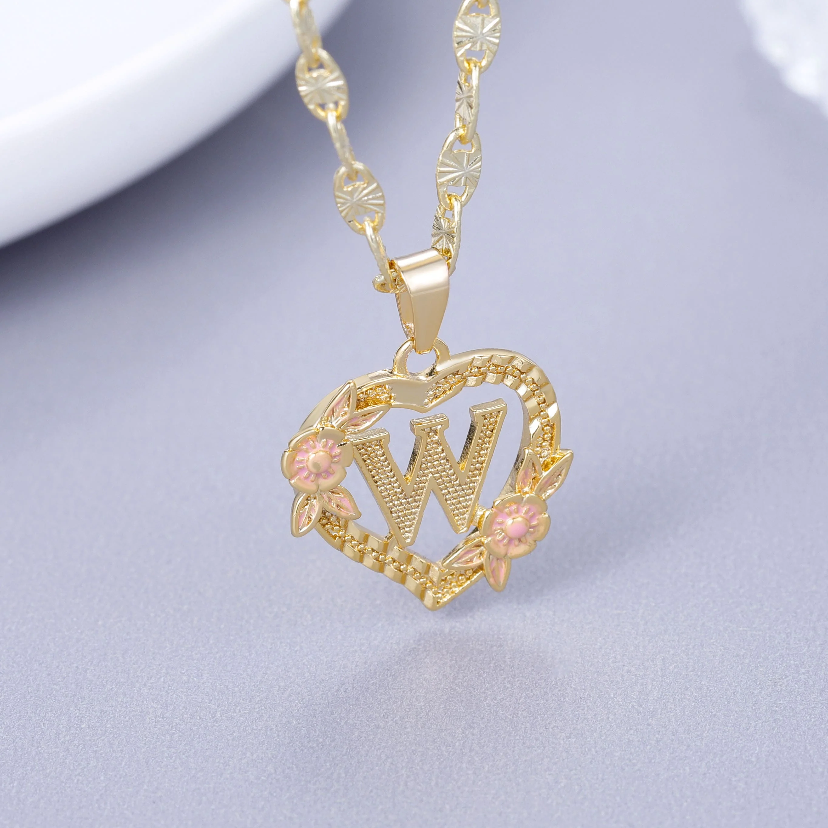 Initial & Flower Necklace - Image 22
