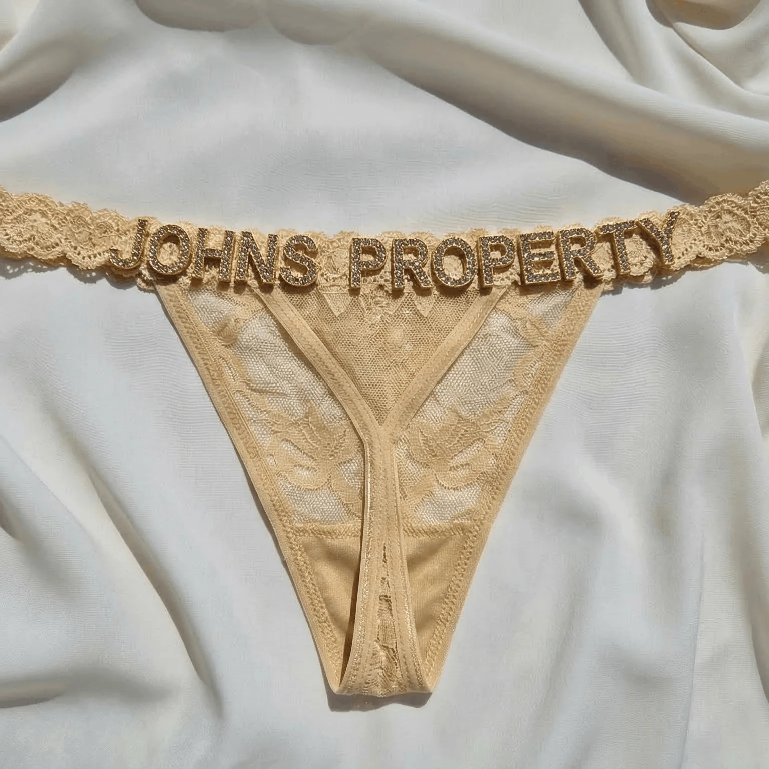 GOLD Personalized Thong - Image 9