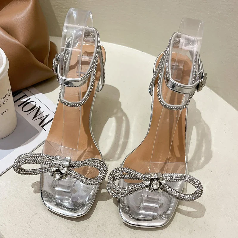 High Heels Silver Stiletto - Image 9