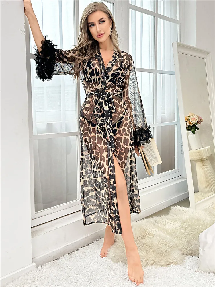 Leopard Robe