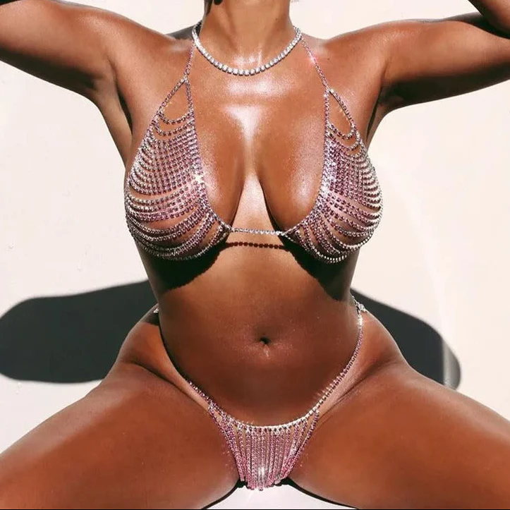 Ness - Strass Lingerie Set - Image 3