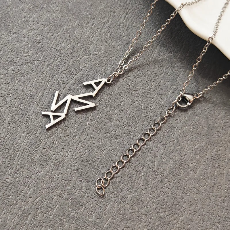 Personalized Aria Vertical Necklace - Image 3