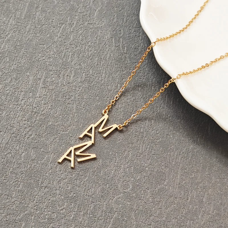 Personalized Aria Vertical Necklace - Image 6
