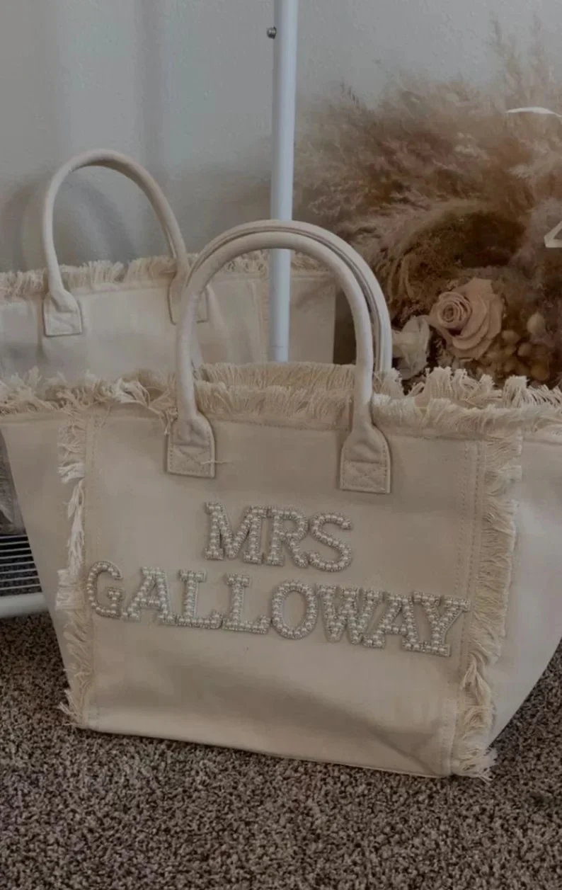 Personalized Bridal Bag - Image 6