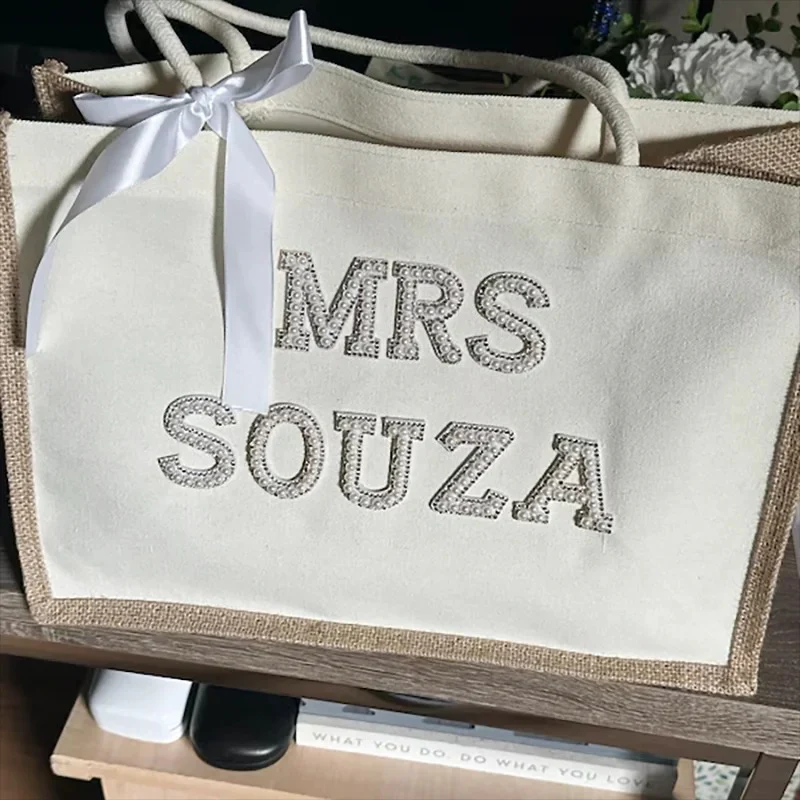 Personalized Bridal Bag - Image 2