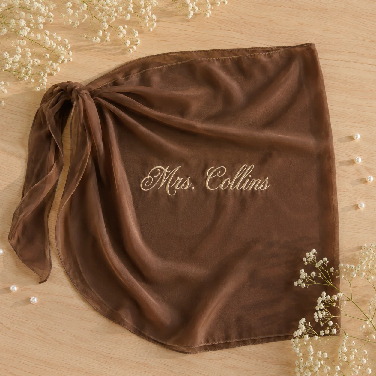 Personalized Embroidered Wraparound - Image 4