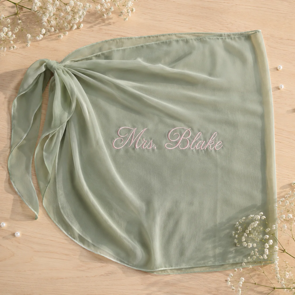 Personalized Embroidered Wraparound - Image 5