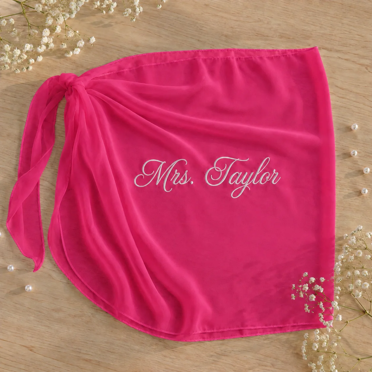 Personalized Embroidered Wraparound - Image 8