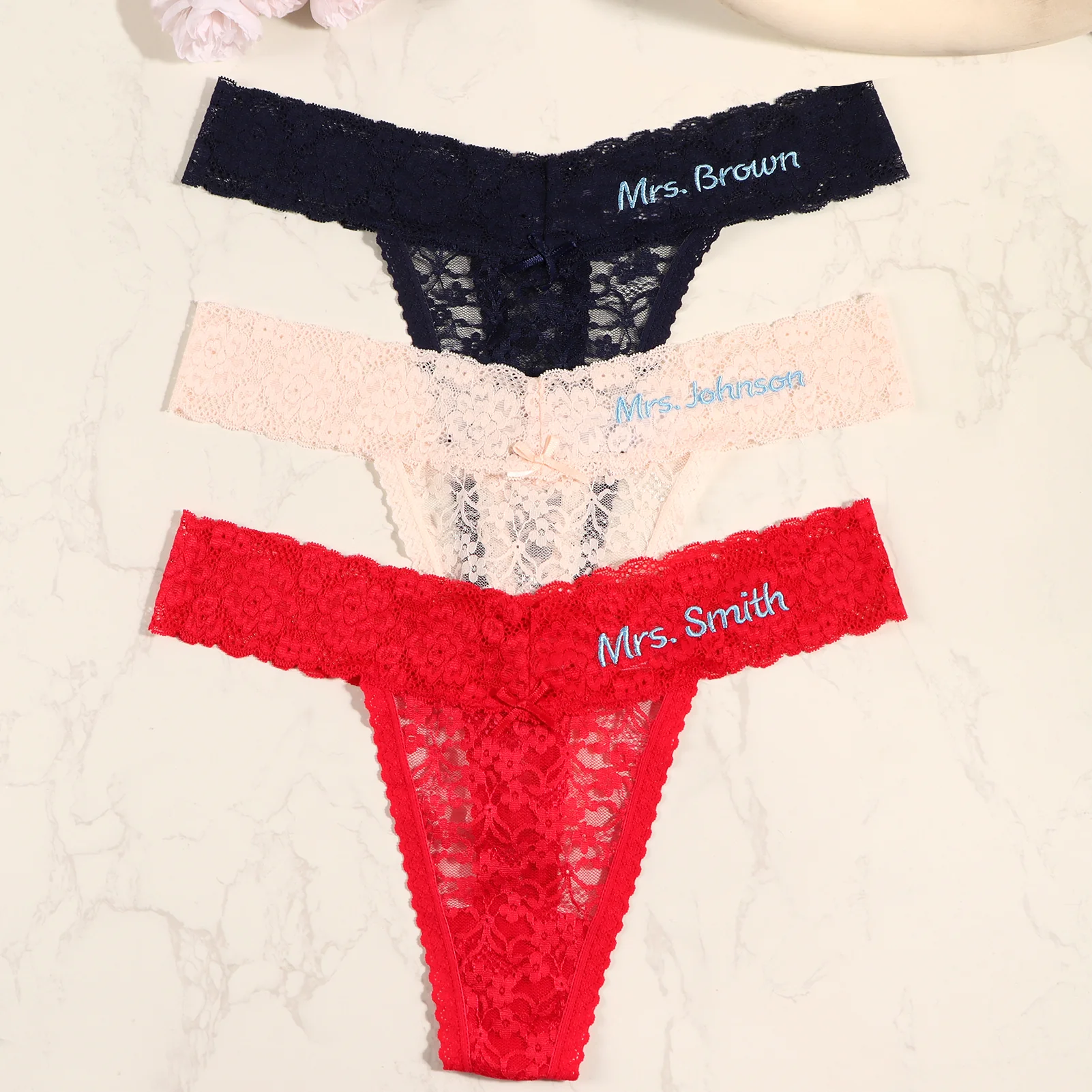 Personalized Embroidered Tanga - Image 10
