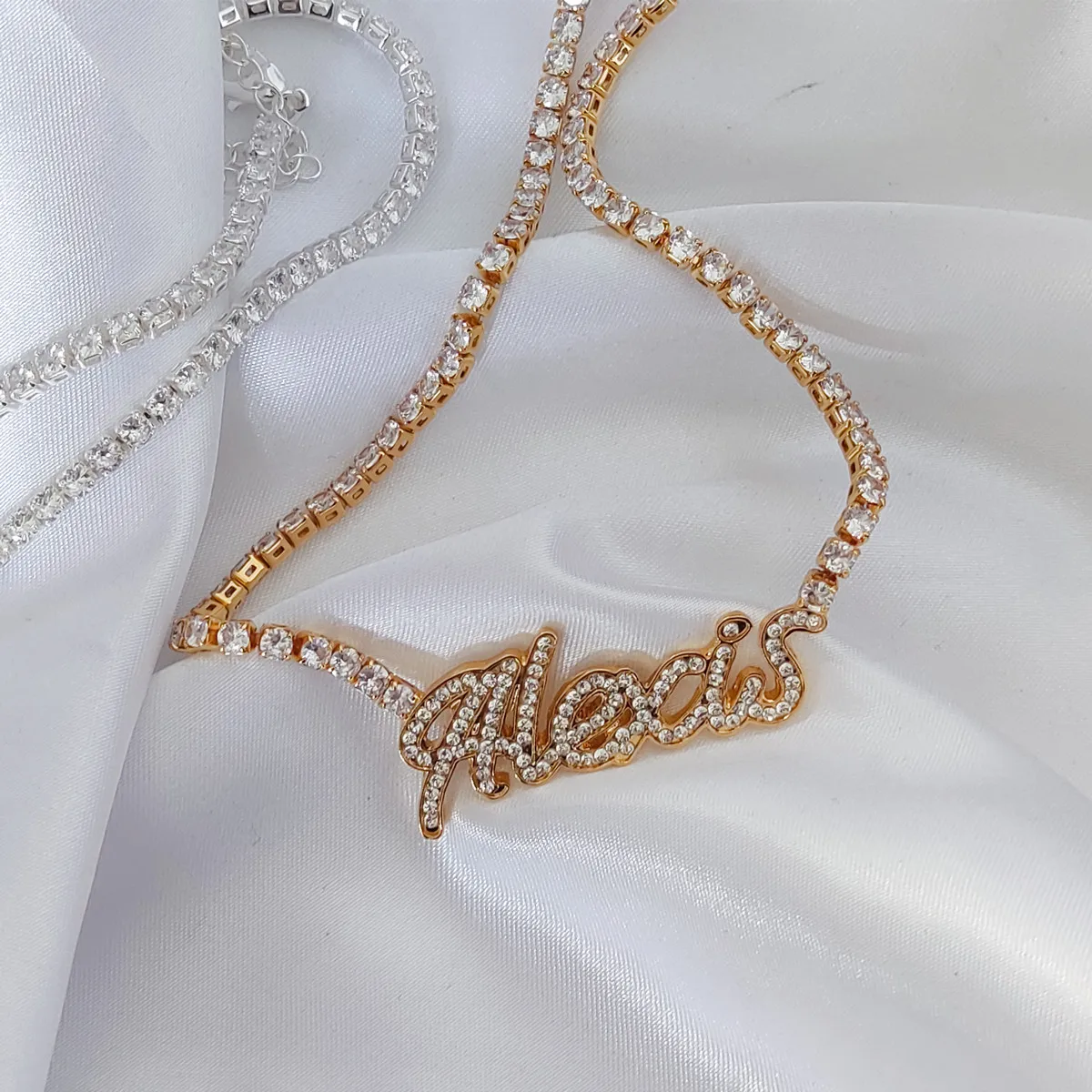 Personalized Iced Out Necklace - Image 2