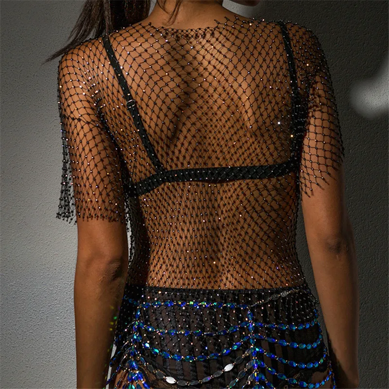 Short Sleeve Mesh Top - Image 3