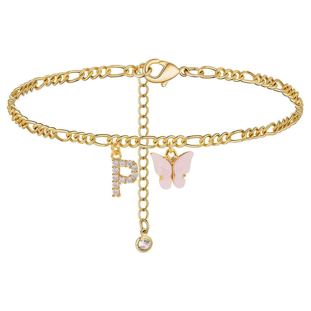 Initial Butterfly Anklet - Image 16