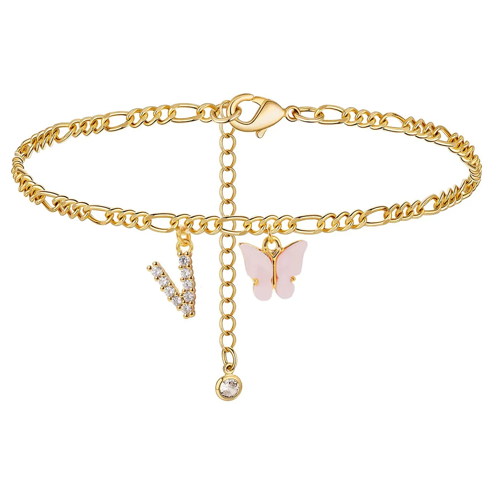 Initial Butterfly Anklet - Image 18