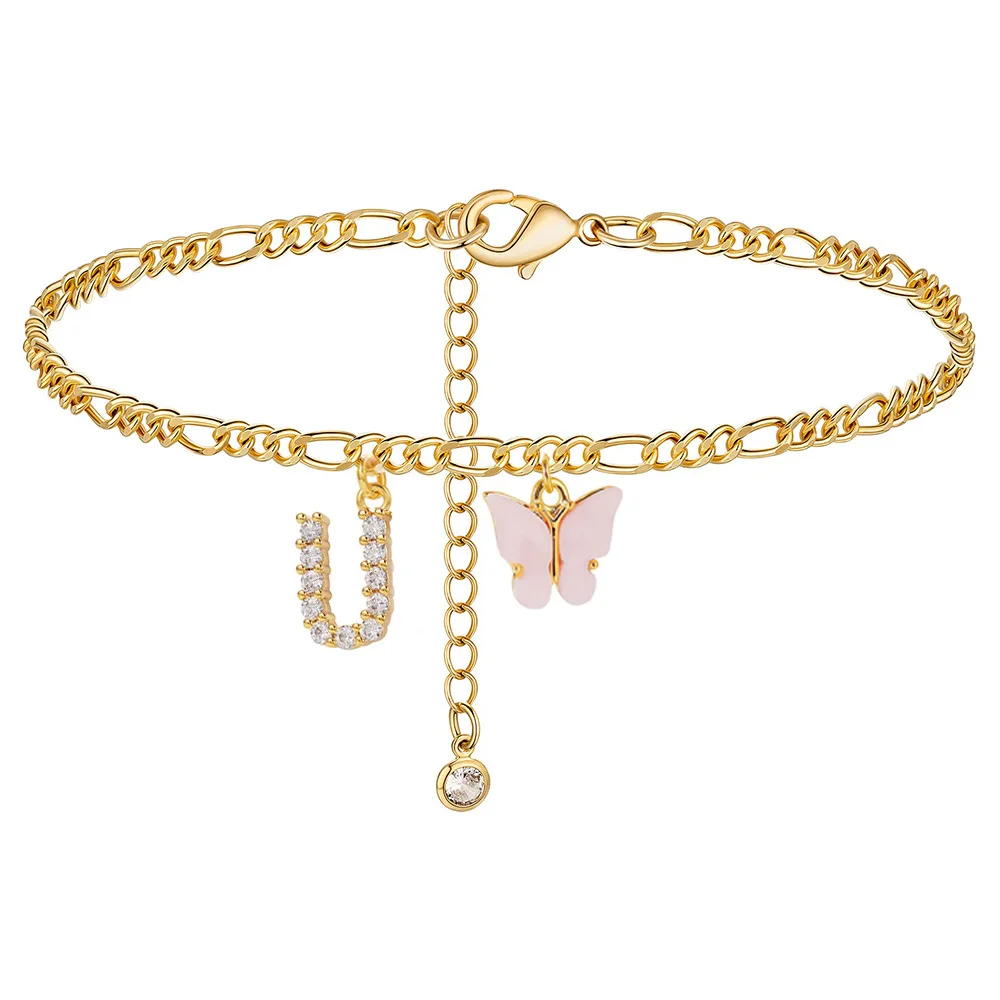 Initial Butterfly Anklet - Image 19