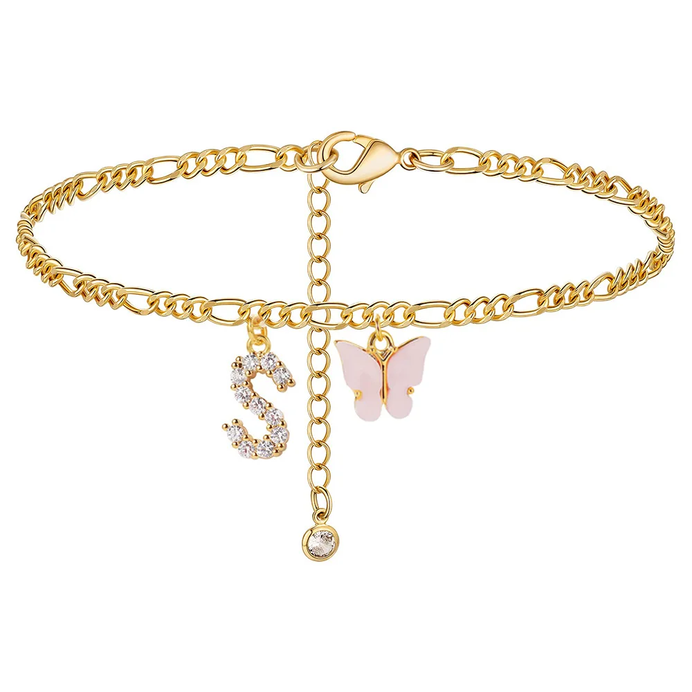 Initial Butterfly Anklet - Image 21