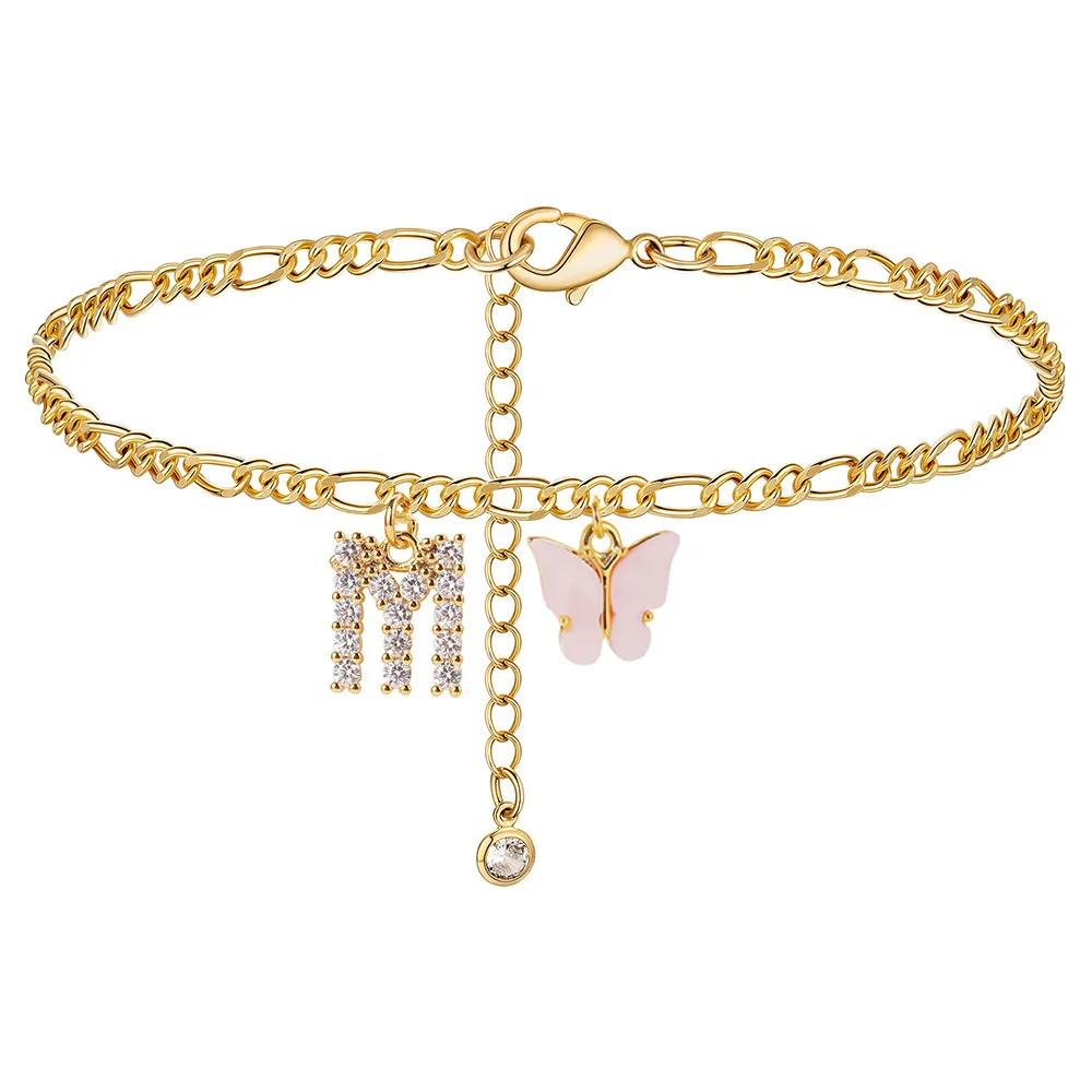 Initial Butterfly Anklet - Image 27