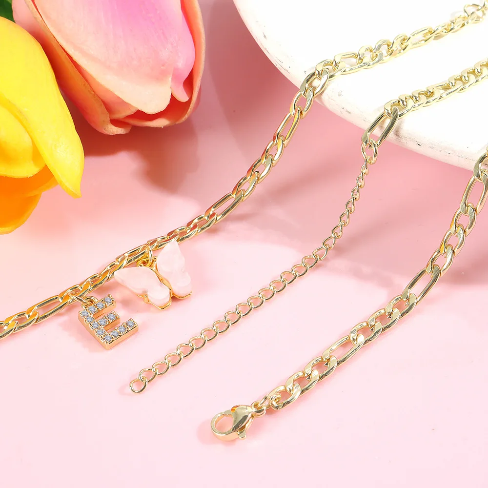 Initial Butterfly Anklet - Image 8