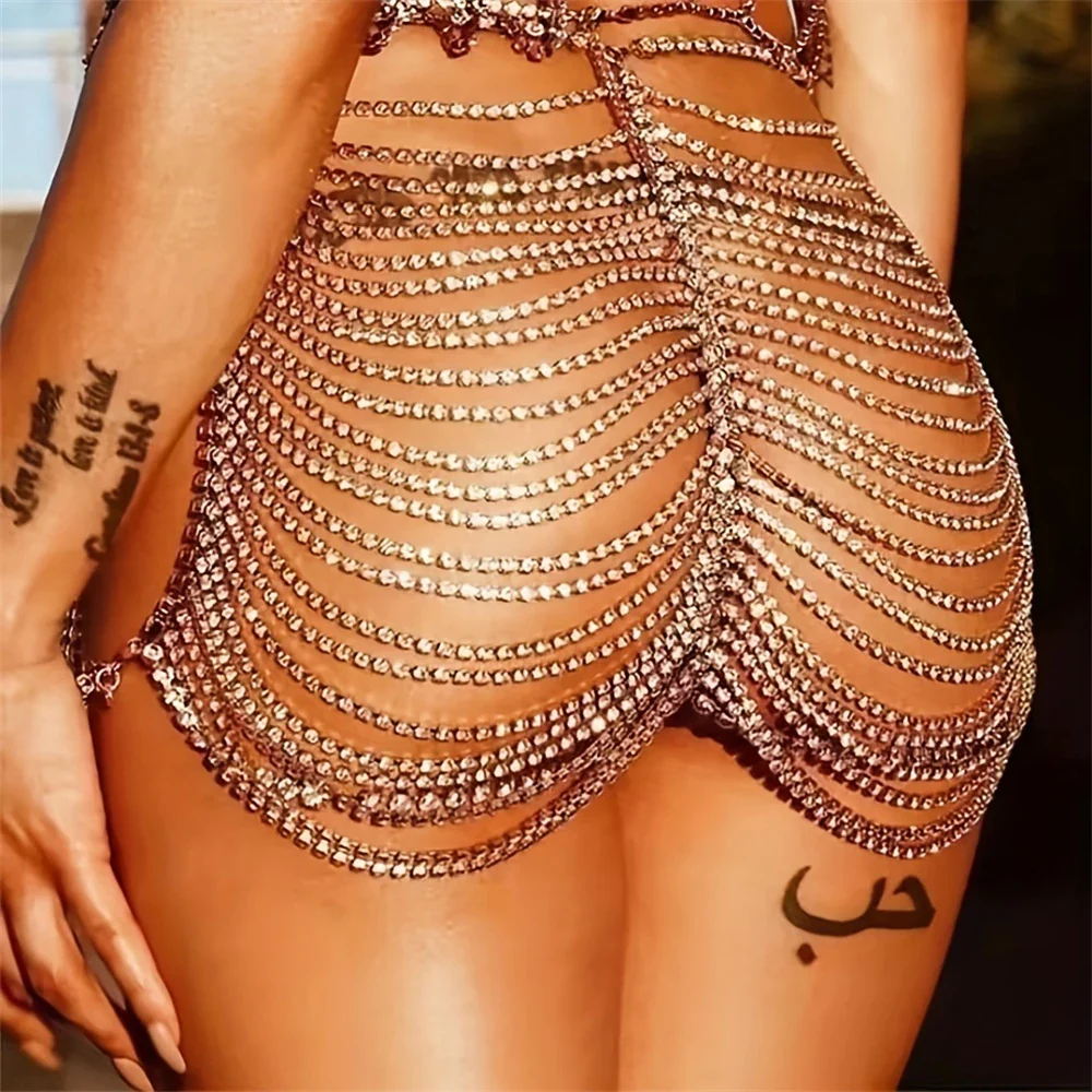 Rhinestone Back Chain - Image 12