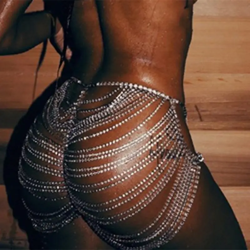 Rhinestone Back Chain - Image 3