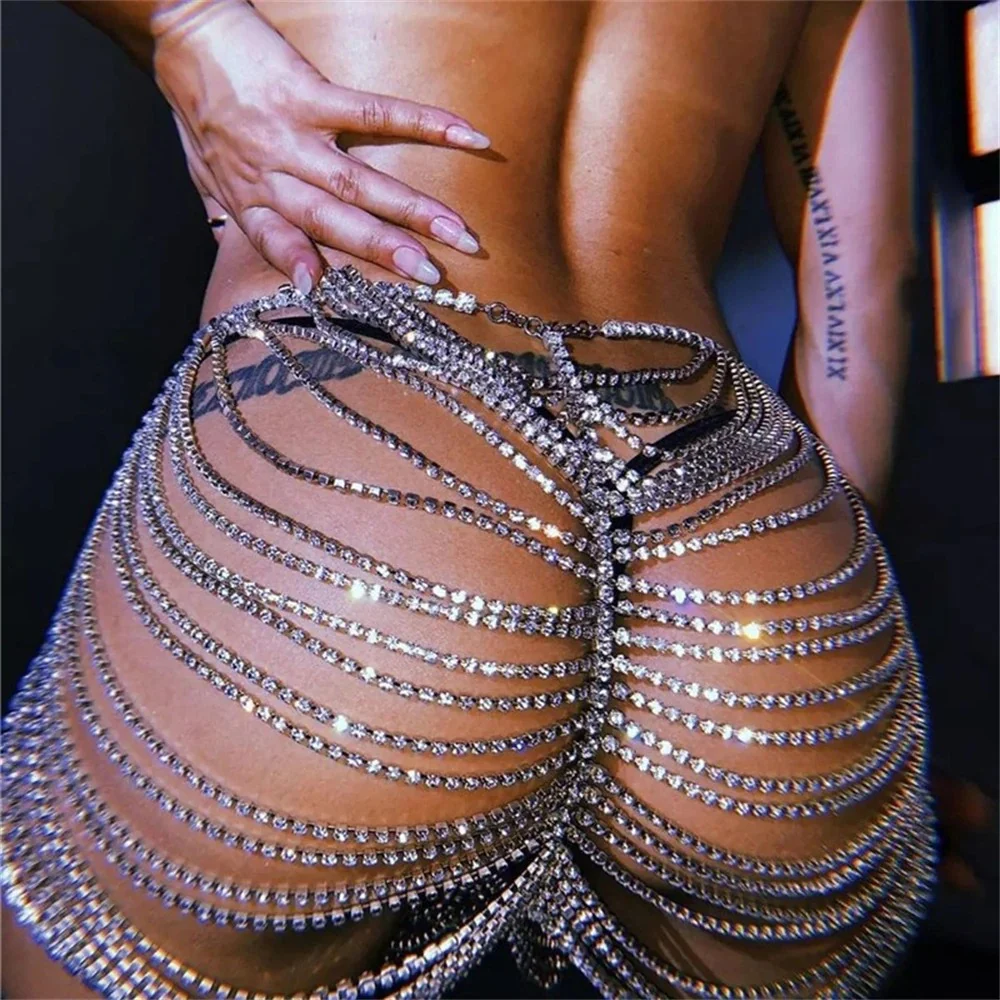 Rhinestone Back Chain - Image 9