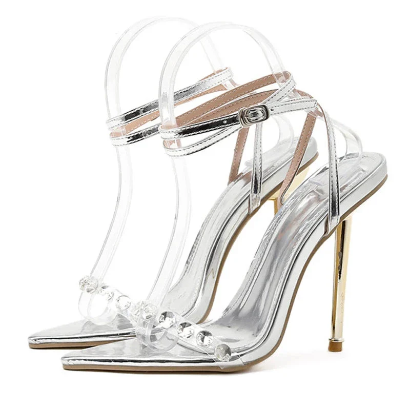 Thin Crystal High Heels - Image 3