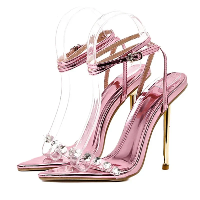 Thin Crystal High Heels - Image 4